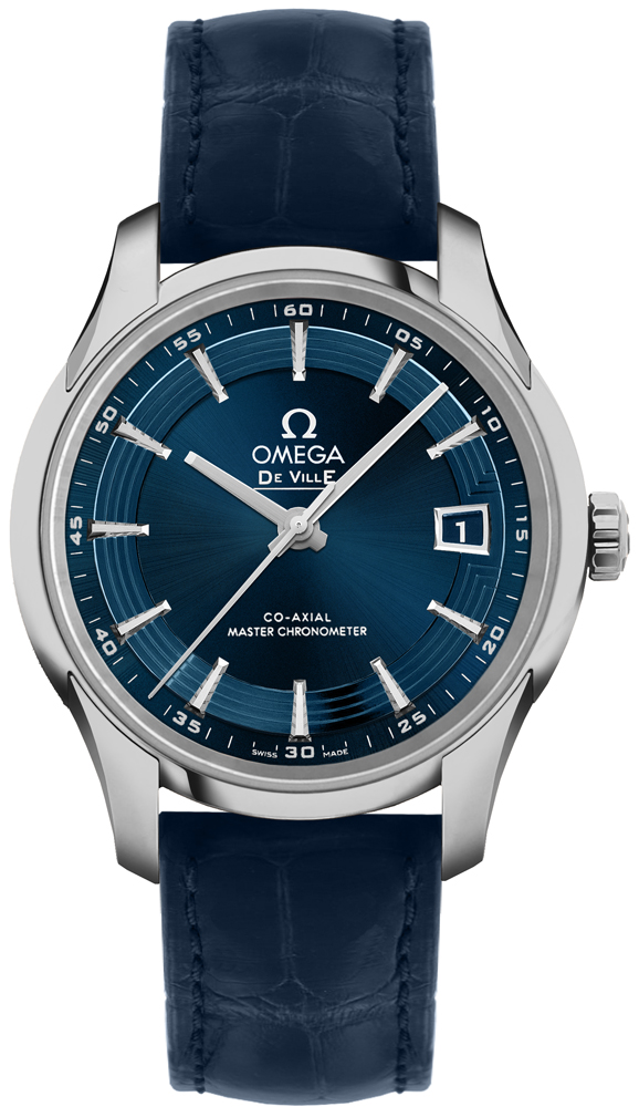 Omega De Ville Self winding Automatic Blue Mens Watch 43333412103001 