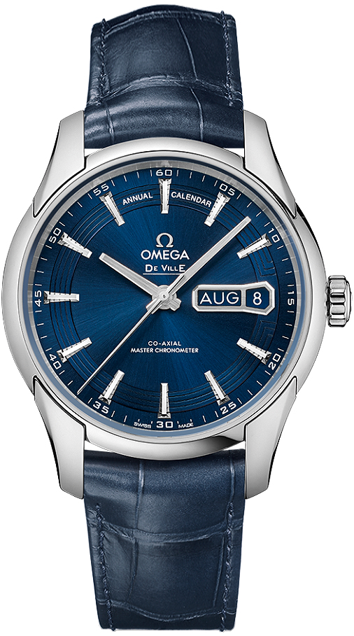 Omega De Ville Self winding Automatic Blue Mens Watch 43333412203001 