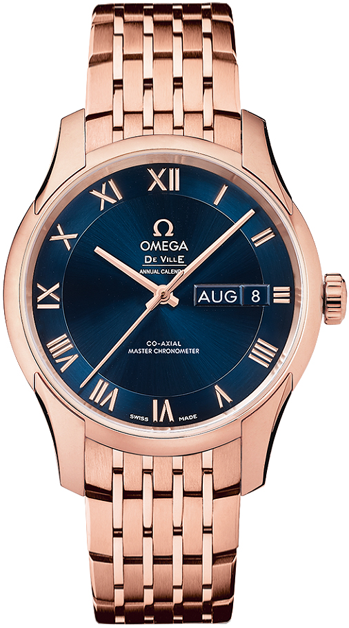 Omega De Ville Self winding Automatic Chronometer Blue Watch 43350412203001 