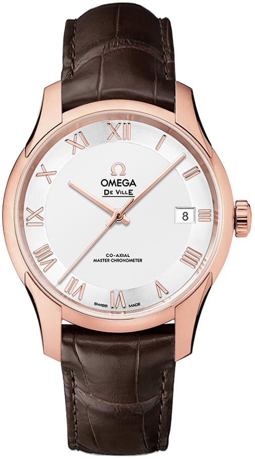 Omega De Ville Self winding Automatic Silver Mens Watch 43353412102001 
