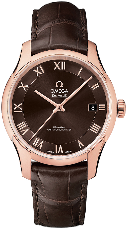 Omega De Ville Self winding Automatic Brown Mens Watch 43353412113001 