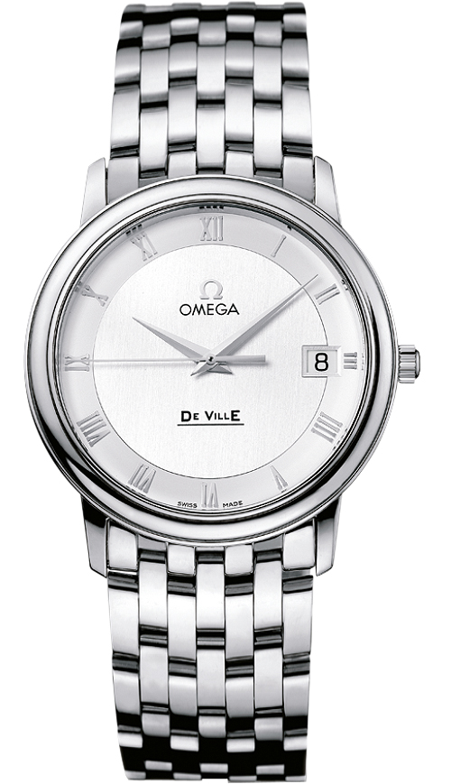 Omega De Ville Silver Ladies Watch 45103300 