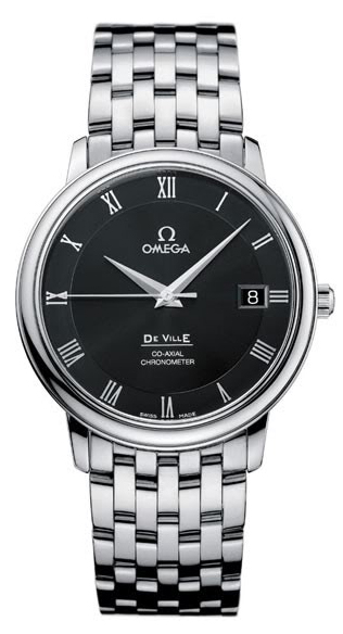 Omega De Ville Black Mens Watch 45745000 