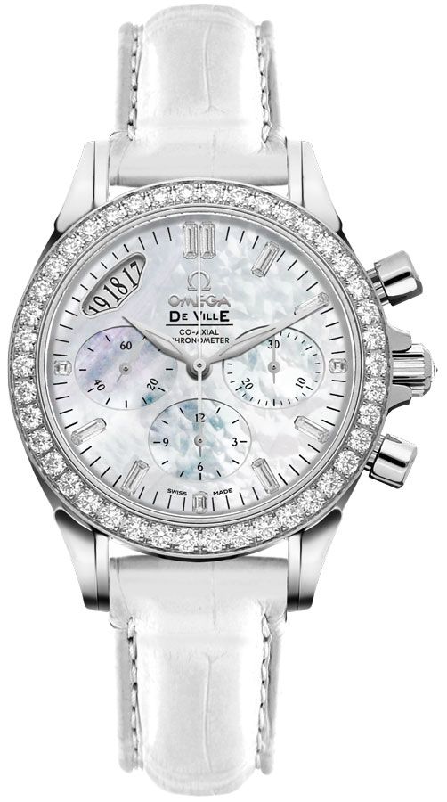 Omega De Ville 35mm Diamond Luxury Women's Watch 4679.75.36 