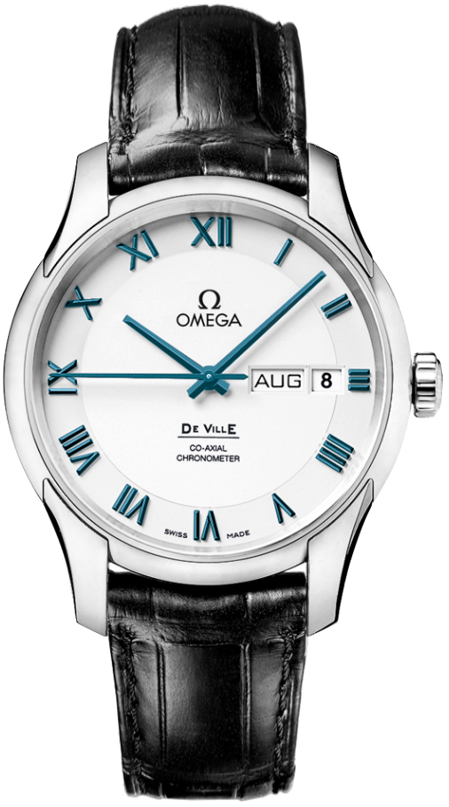 Omega De Ville White Mens Watch 43193412204001 