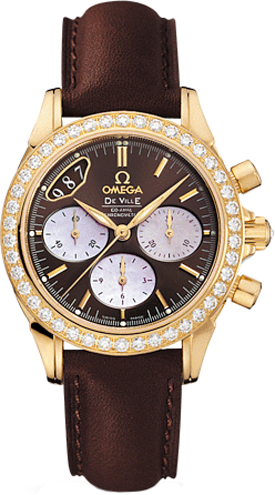 Omega De Ville Brown Ladies Watch 46736037 