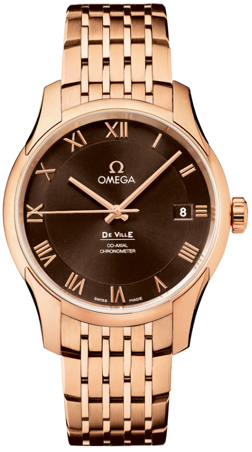 Omega De Ville Brown Mens Watch 43150412113001 