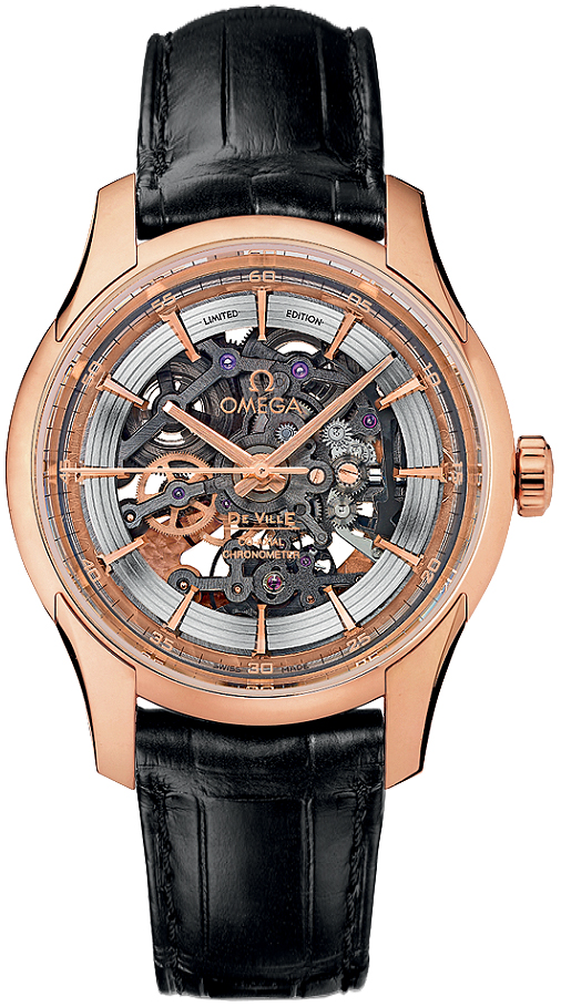 Omega De Ville Skeleton Mens Watch 43153412164001 