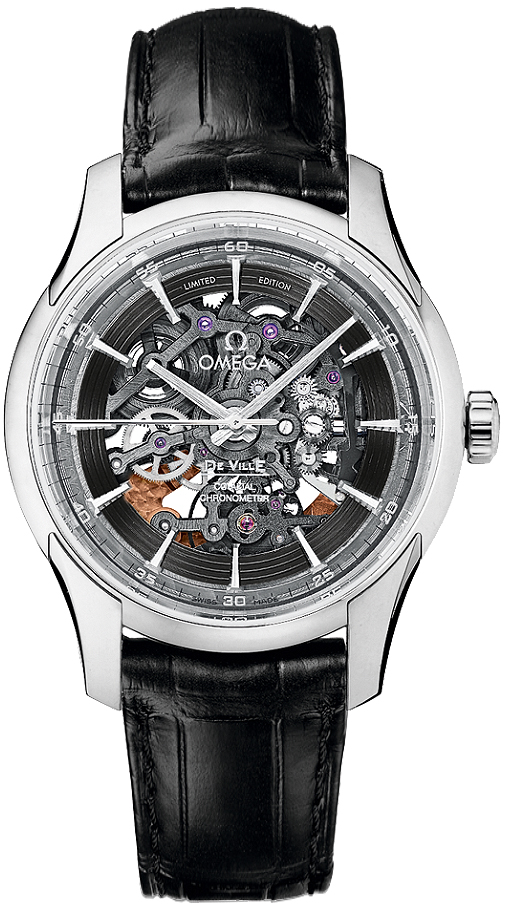 Omega De Ville Skeleton Mens Watch 43193412164001 