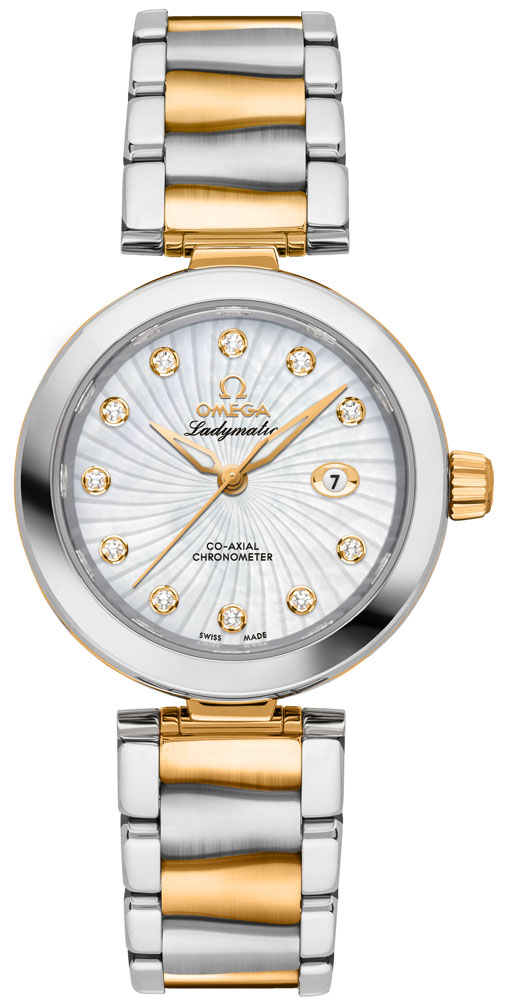 Omega De Ville Self winding Automatic White Ladies Watch 42520342055002 