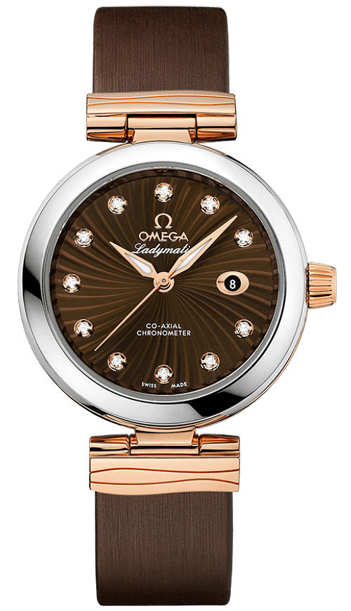 Omega De Ville Brown Ladies Watch 42522342063001 