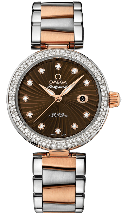 Omega De Ville Brown Ladies Watch 42525342063001 