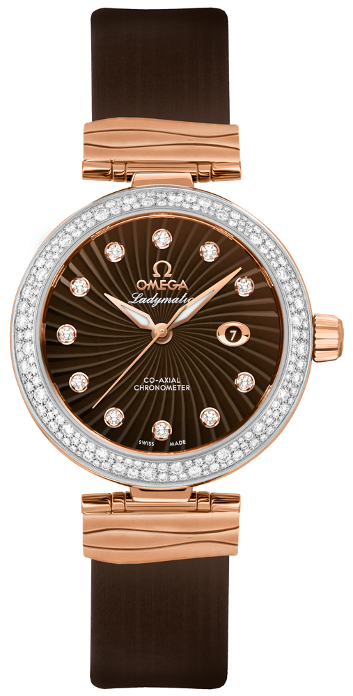 Omega De Ville Self winding Automatic Chronometer Brown Ladies Watch 42527342063001 