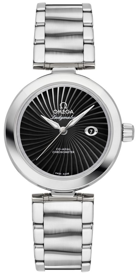 Omega De Ville Self winding Automatic Black Ladies Watch 42530342001001 