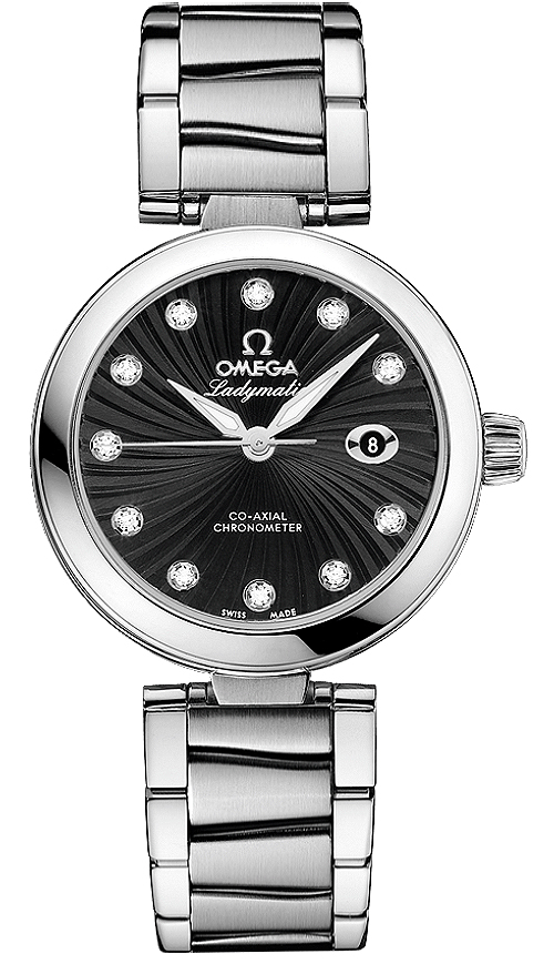 Omega De Ville Self winding Automatic Chronometer Black Ladies Watch 42530342051001 