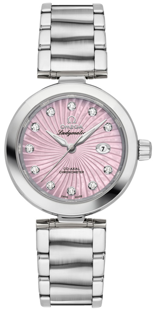 Omega De Ville Self winding Automatic Pink Ladies Watch 42530342057001 