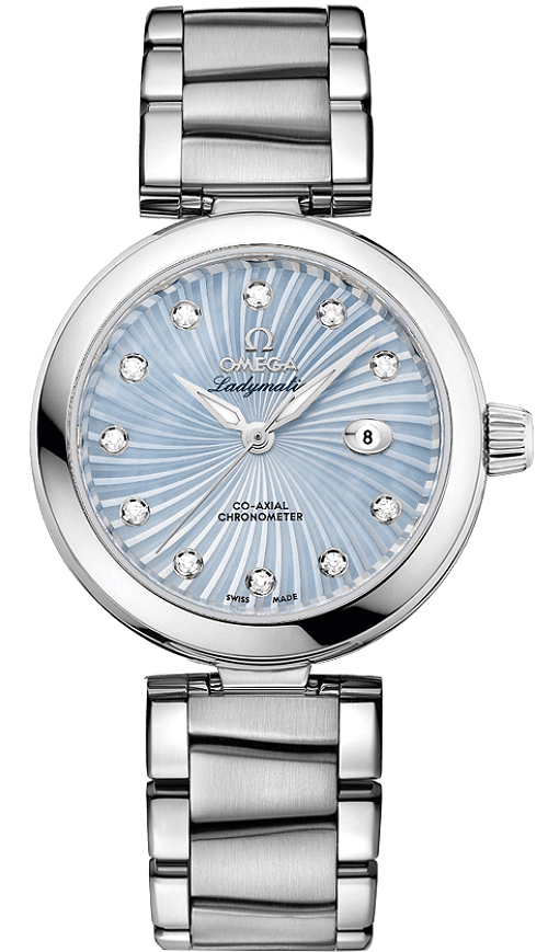 Omega De Ville Blue Ladies Watch 42530342057002 