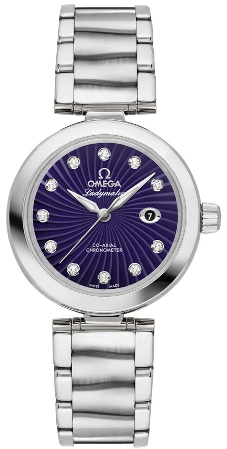Omega De Ville Purple Ladies Watch 42530342060001 