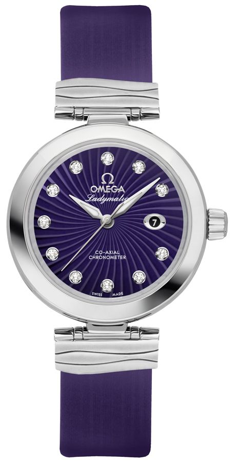 Omega De Ville Purple Ladies Watch 42532342060001 