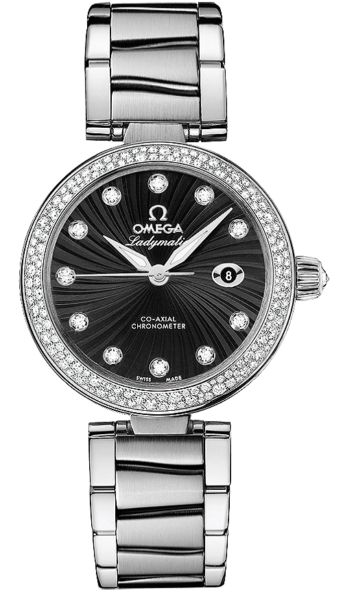 Omega De Ville Self winding Automatic Chronometer Black Ladies Watch 42535342051001 