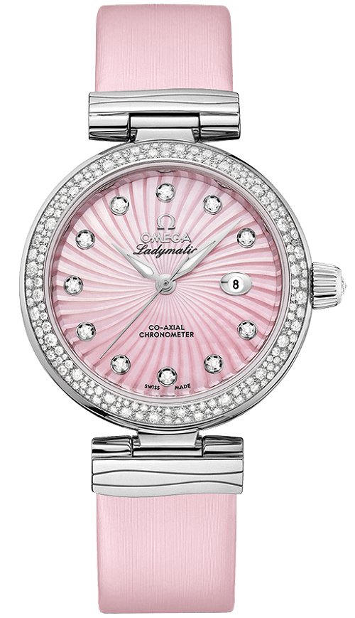 Omega De Ville Pink Ladies Watch 42537342057001 