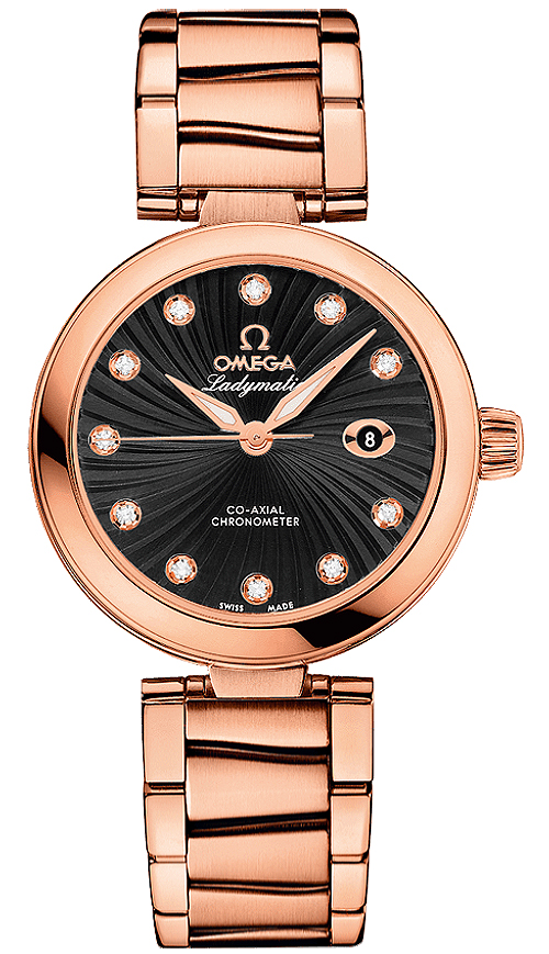 Omega De Ville Black Ladies Watch 42560342051001 