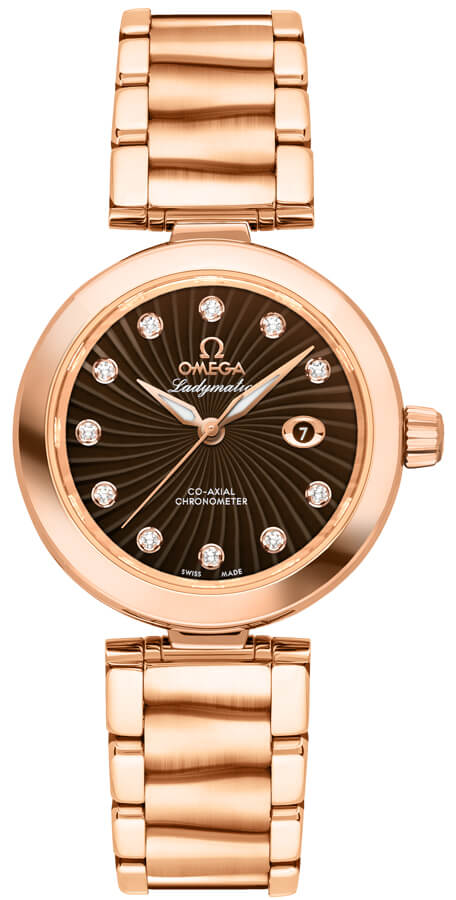 Omega De Ville Self winding Automatic Brown Ladies Watch 42560342063001 