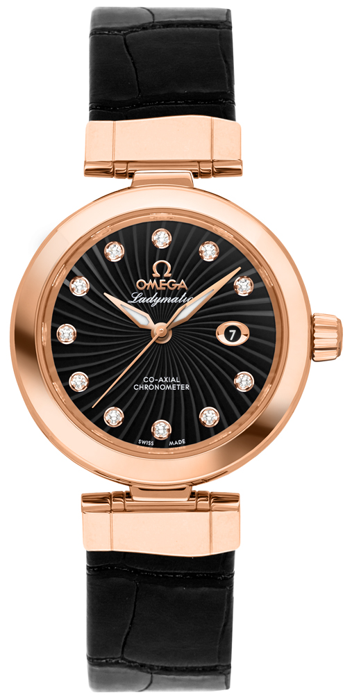 Omega De Ville Self winding Automatic Black Ladies Watch 42563342051001 