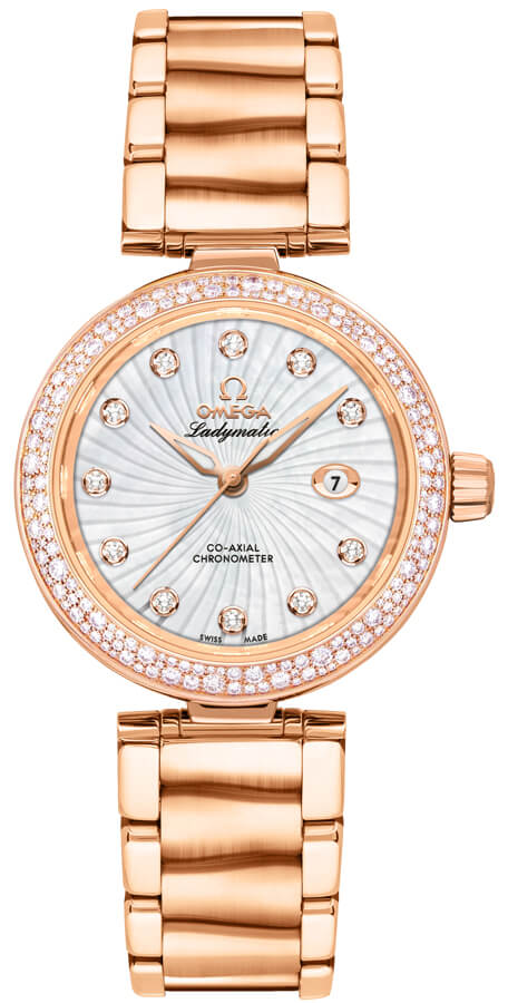 Omega De Ville White Ladies Watch 42565342055003 