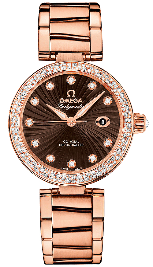 Omega De Ville Brown Ladies Watch 42565342063001 
