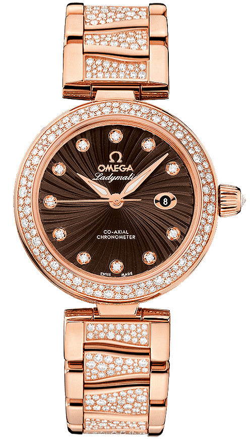 Omega De Ville Brown Ladies Watch 42565342063003 