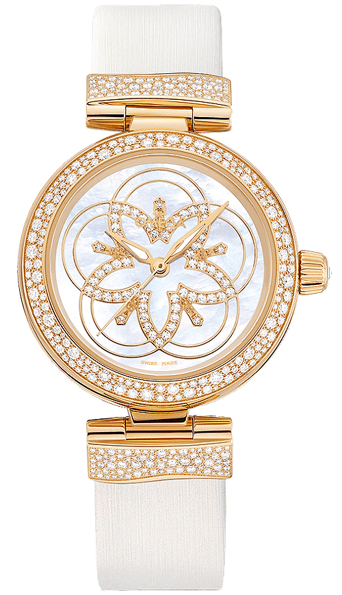 Omega De Ville Pearl White Ladies Watch 42567342055005 
