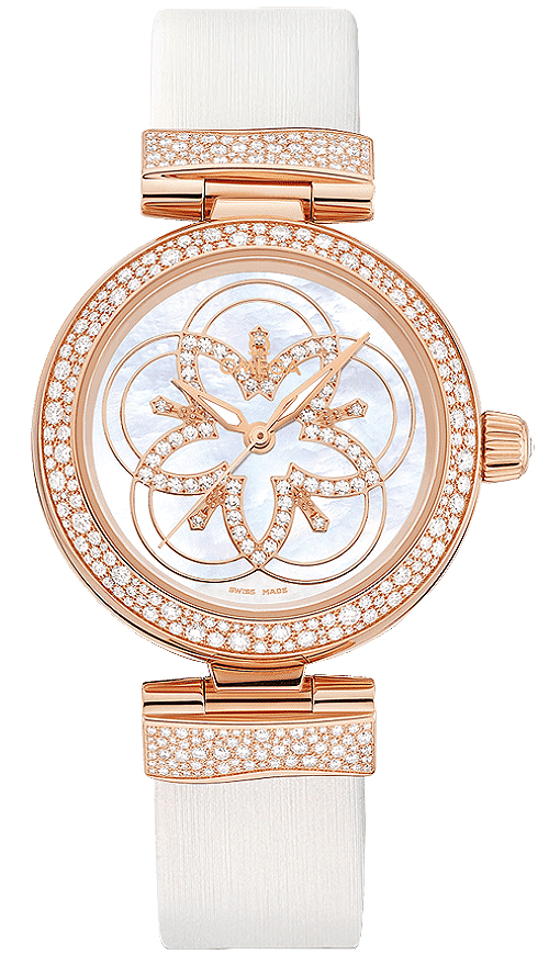 Omega De Ville Pearl White Ladies Watch 42567342055006 