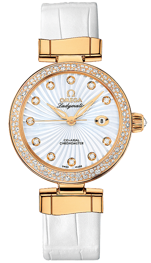 Omega De Ville White Ladies Watch 42568342055003 