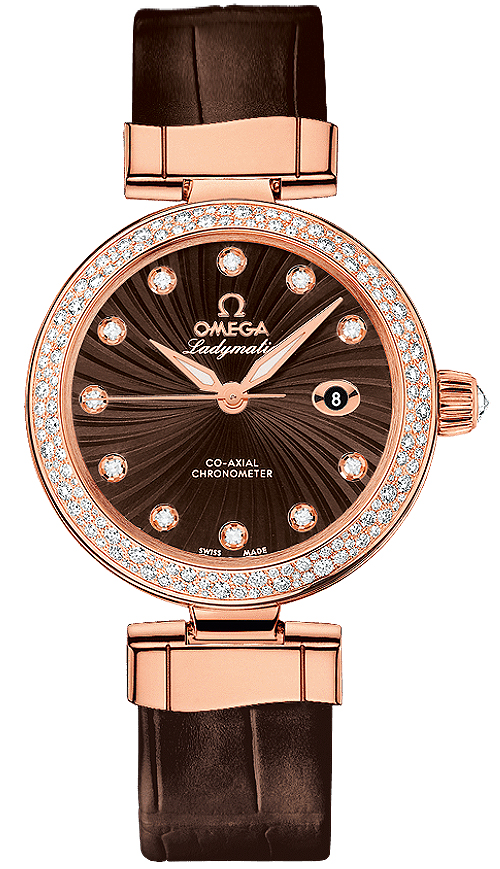 Omega De Ville Brown Ladies Watch 42568342063002 