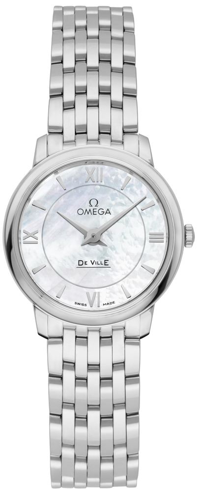 Omega De Ville White Ladies Watch 42410246005001 