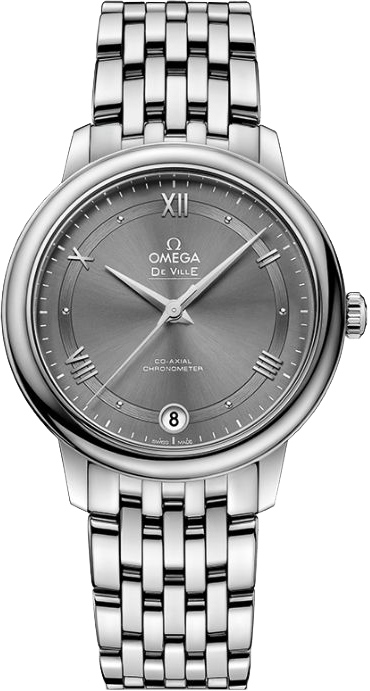 Omega De Ville Self winding Automatic Chronometer Grey Ladies Watch 42410332006001 