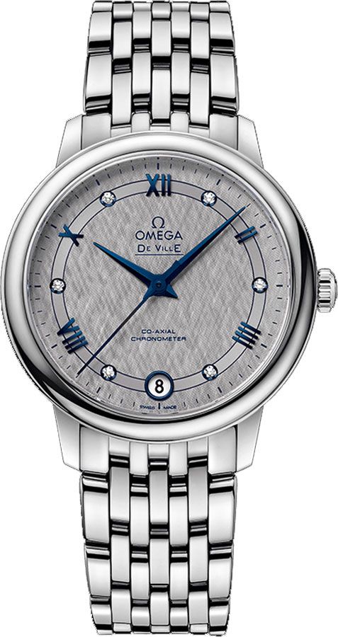 Omega De Ville Self winding Automatic Chronometer Grey Ladies Watch 42410332056002 