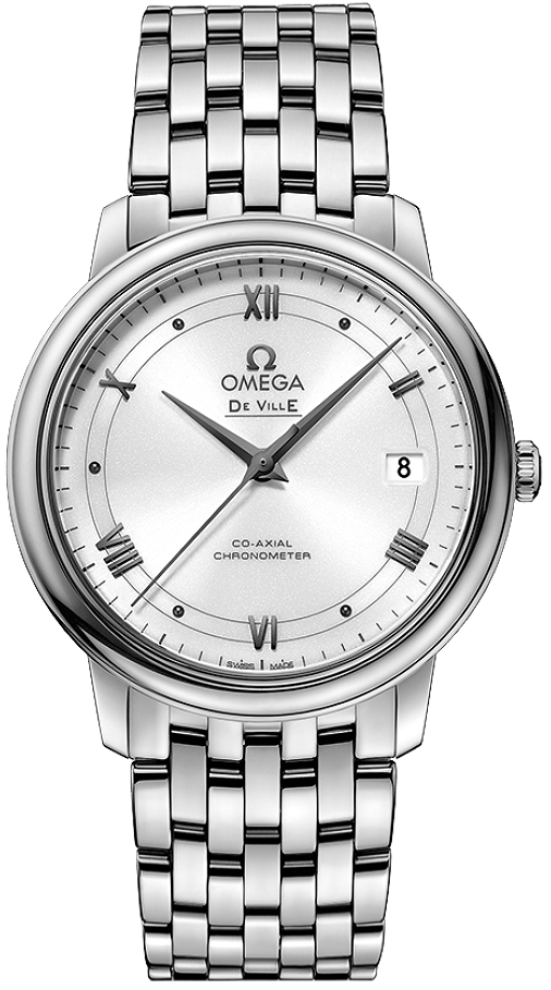 Omega De Ville White Ladies Watch 42410372004001 
