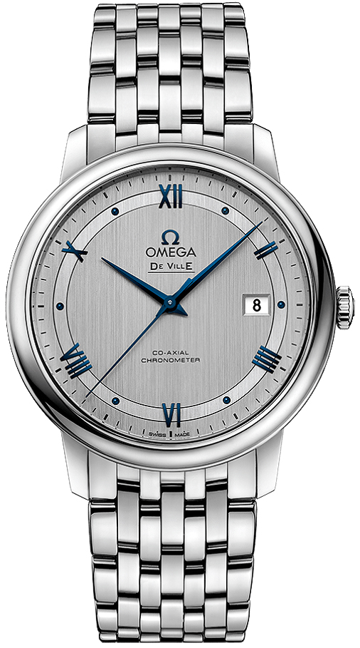 Omega De Ville Self winding Automatic Chronometer Silver Mens Watch 42410402002001 