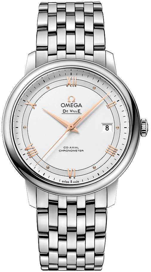 Omega De Ville Self winding Automatic Chronometer Silver Mens Watch 42410402002002 