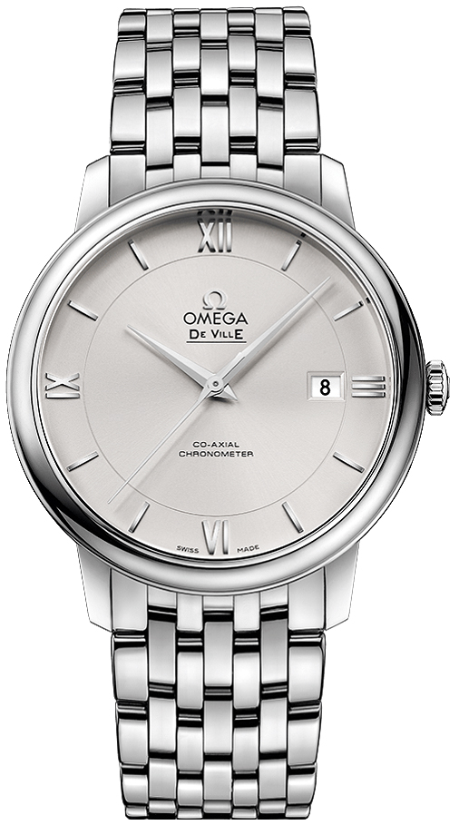 Omega De Ville Self winding Automatic Chronometer Silver Mens Watch 42410402002003 