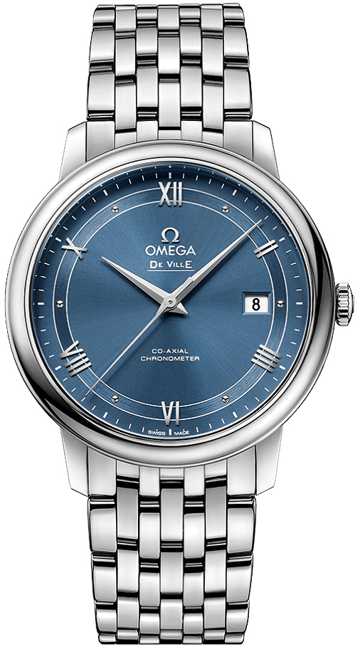 Omega De Ville Self winding Automatic Blue Mens Watch 42410402003002 