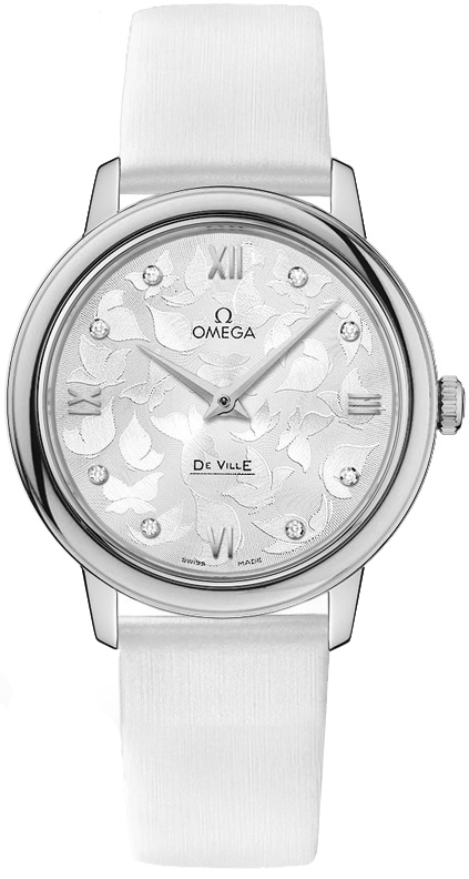 Omega De Ville Silver Ladies Watch 42412336052001 