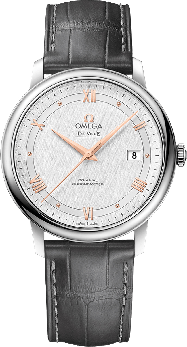 Omega De Ville Self winding Automatic Chronometer Silver Mens Watch 42413402002005 