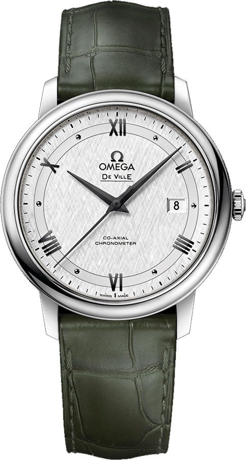 Omega De Ville Self winding Automatic Chronometer Silver Mens Watch 42413402002006 
