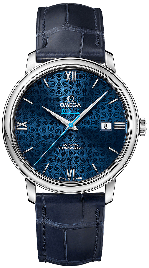 Omega De Ville Self winding Automatic Blue Mens Watch 42413402003003 