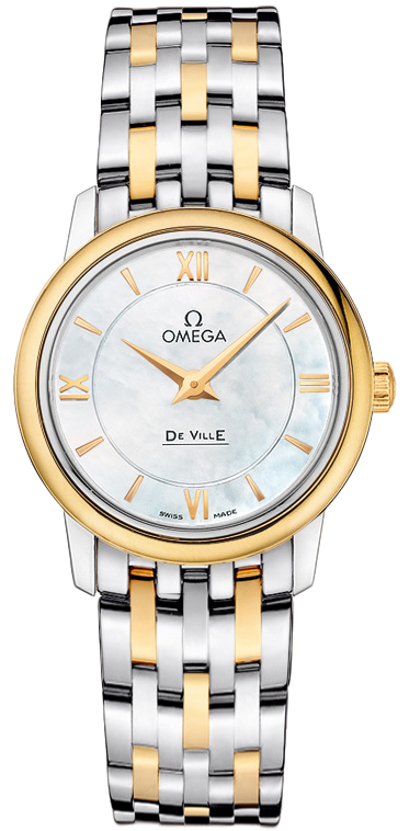 Omega De Ville White Ladies Watch 42420276005001 