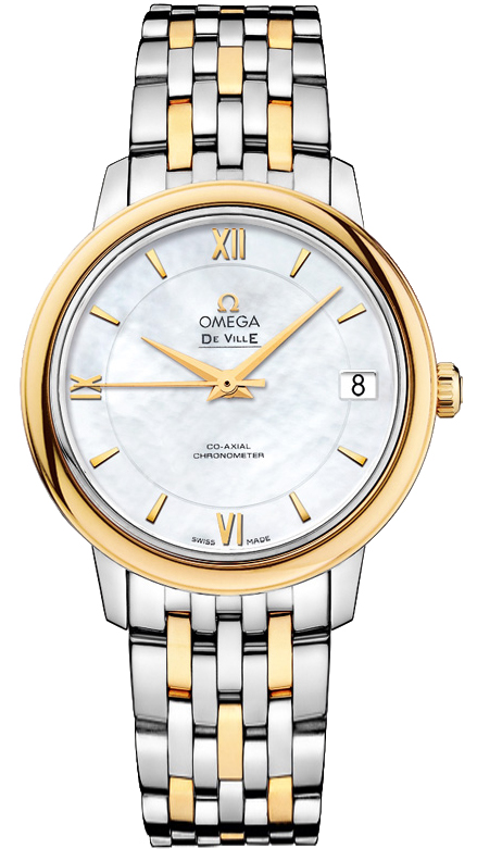 Omega De Ville White Ladies Watch 42420332005001 
