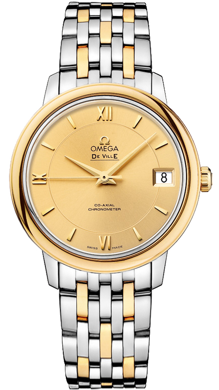 Omega De Ville Champagne Ladies Watch 42420332008001 
